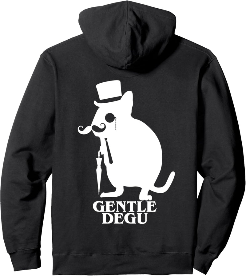 Lustiger Gentleman Degu | Gentle Degus | Geschenk Deguhalter Pullover Hoodie