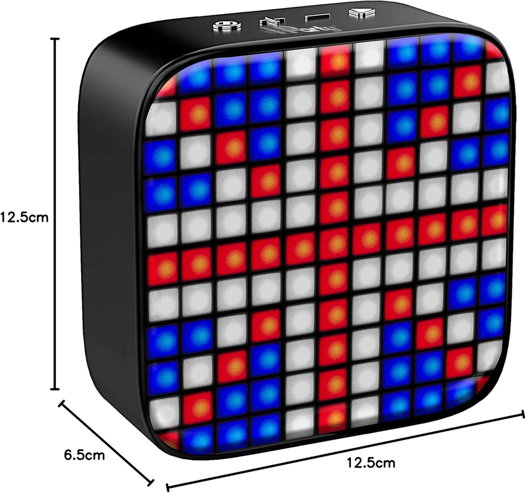 Lexibook - iParty FLASHBOOM® SHOW Bluetooth-Lautsprecher, hohe Klangqualität, tolle Pixel-Animatione