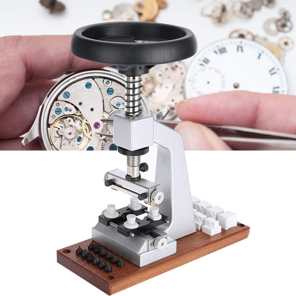 Bench Watch Case Opener, 5700 Uhrenreparaturwerkzeug, Stahl & Aluminium Watch Case Opener Kit Langle