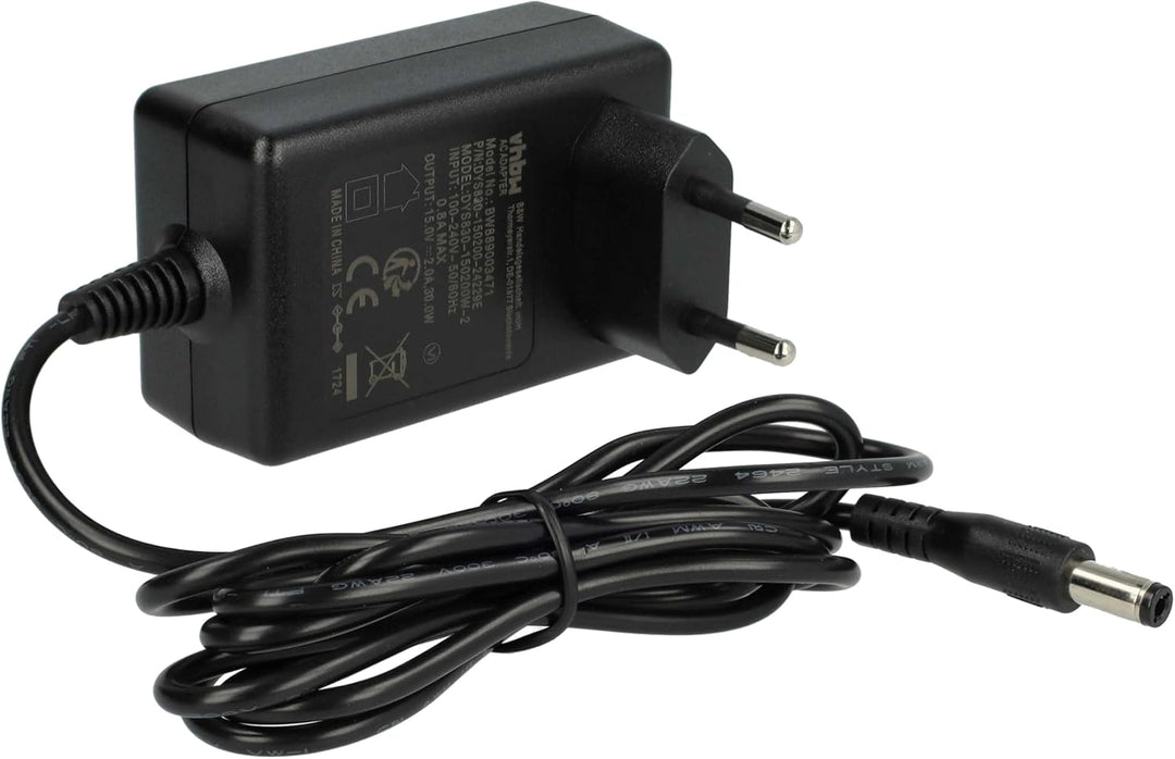vhbw Netzteil kompatibel mit Traktor Control S5, S4 (MK 1 + MK2 + MK3), Z1, S8 Multieffektgerät DJ-M