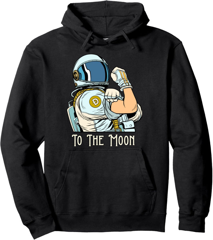 Crypto Currency Doge - Fun Dogecoin We Can Do It Merch Pullover Hoodie