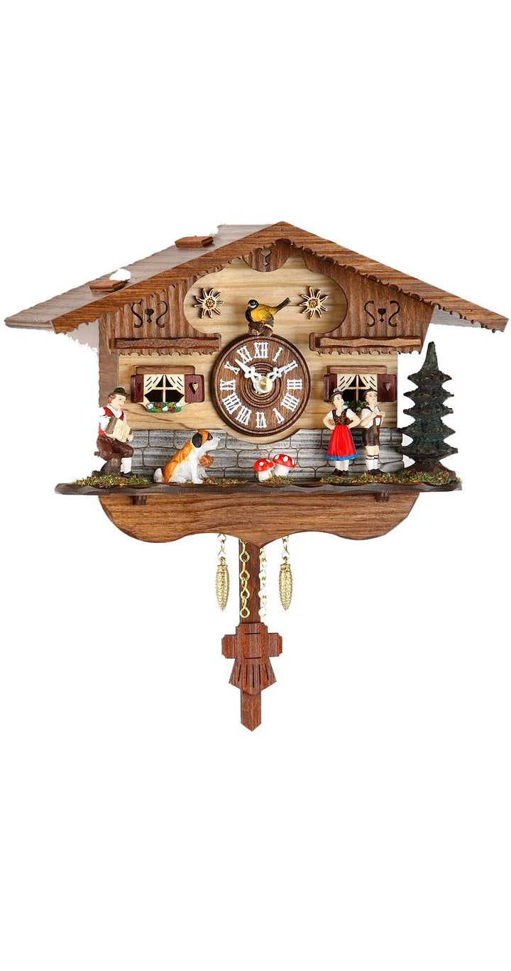 Trenkle Kuckulino Schwarzwalduhr mit Quarzwerk und Kuckuckruf TU 2044 PQ