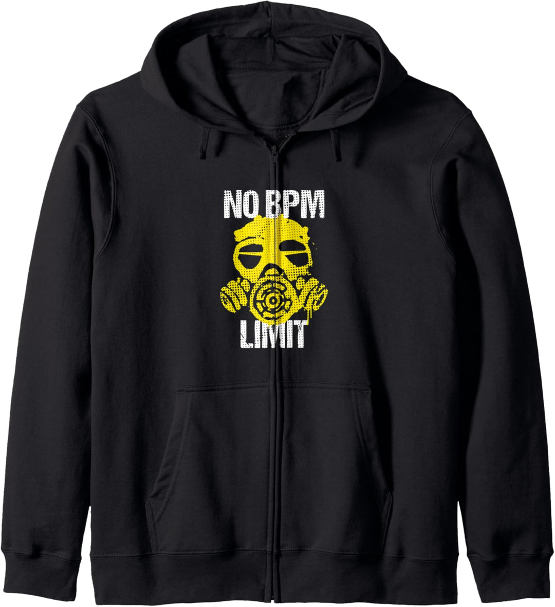 No Bpm Limit Hardtekk Hardcore Rave Tekkno Speedcore Kapuzenjacke