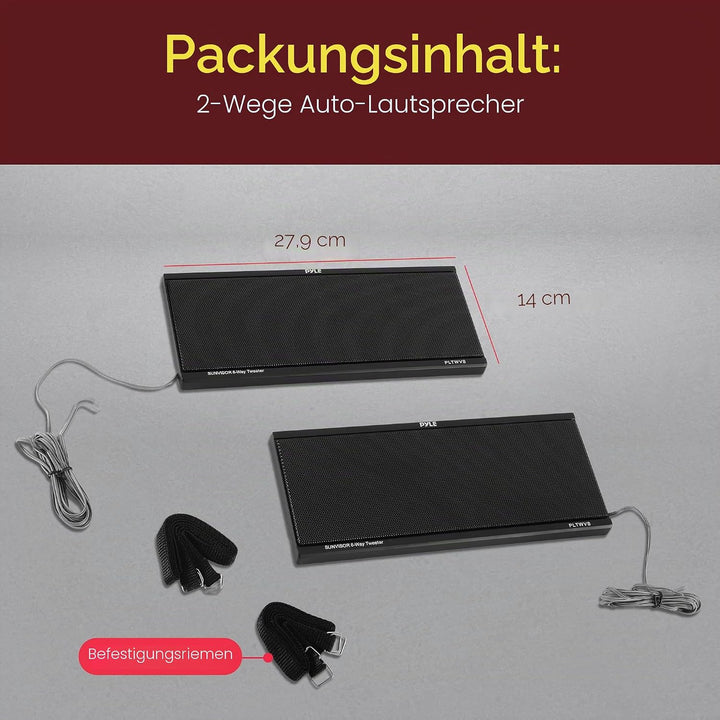 PYLE PLTWVS 6 Wege, 200 W Sunvisor Halterung Car Audio System Hochtöner