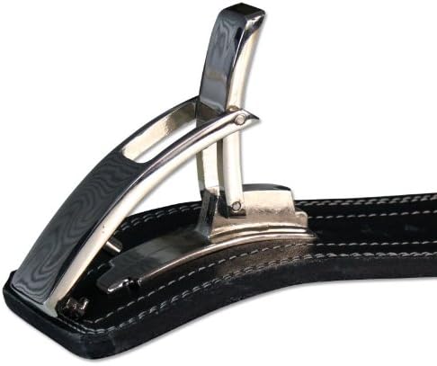 lisaro KDK Gürtel/Profi Wettkampfgürtel aus Leder mit Pressschnalle, 10 MM KDK Powerlifting Gürtel [