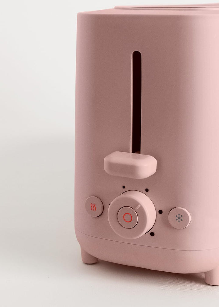 CREATE/TOAST STUDIO XL/Toaster Pastellrosa / 6 Leistungsstufen, Krümelschublade, Thermostat, Auftaue