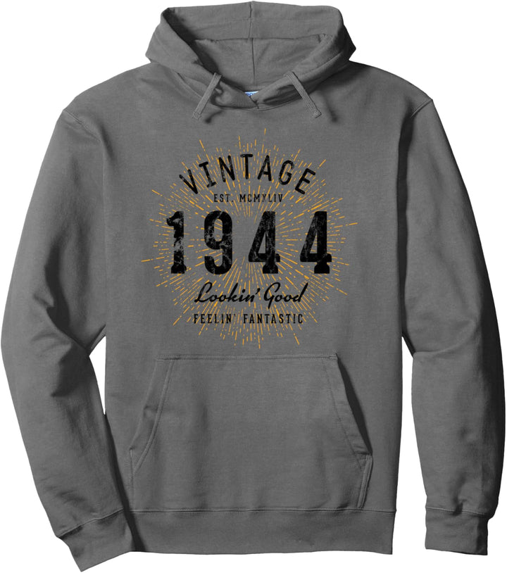 Vintage Geburtstag geboren 1944 Pullover Hoodie