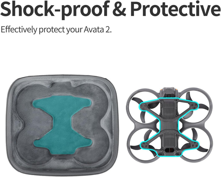 ZJRXM Tasche für DJI Avata 2 Drone, Portable Reisetasche Handtasche Tragetasche für DJI Avata 2 Dron