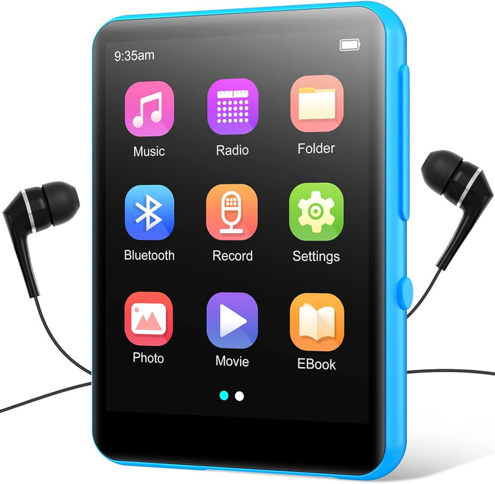 64GB MP3-Player mit Bluetooth 5.0, joliker Tragbarer HiFi-Sound Musik Player, 2,4 Zoll Farbbildschir
