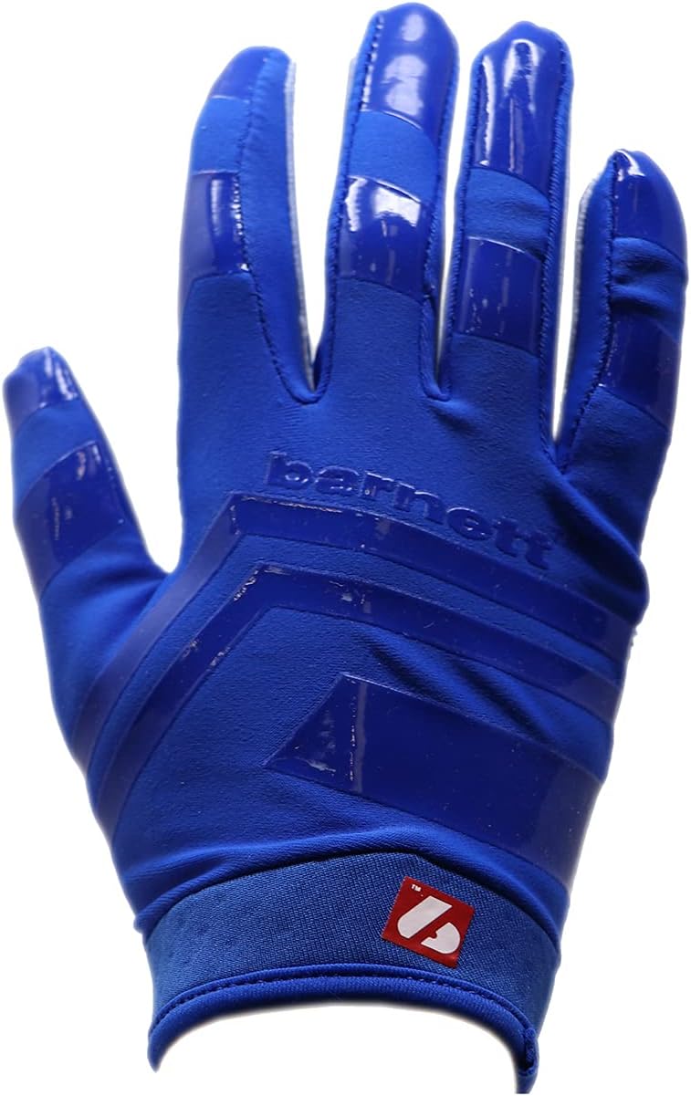 BARNETT FRG-03 Blue Professional Receiver Football Gloves, RE, DB, RB XL, XL