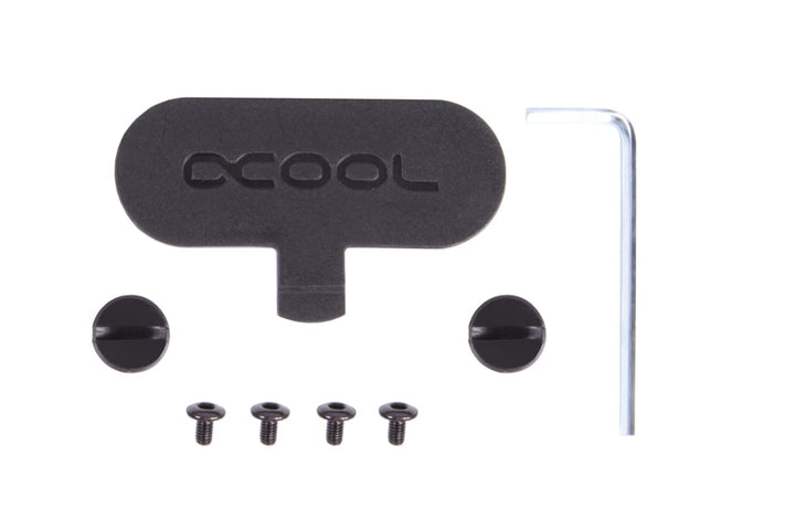 Alphacool ES Distro Plate C1 Verteiler, schwarz