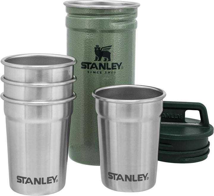 Stanley Adventure Nesting Schnapsgläser Set 59 ml - Shotgläser aus Edelstahl - BPA-Frei - Stapelbar