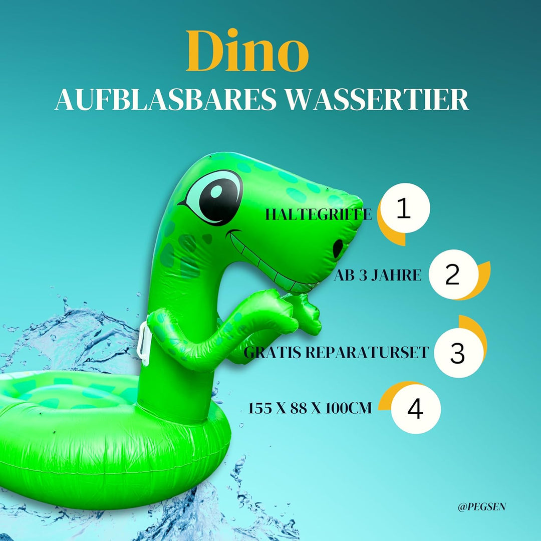 XXL Schwimmtier - Luftmatratze Wasser für Kinder - Pool Spielzeug - Schwimmtiere für Kinder - Wasser