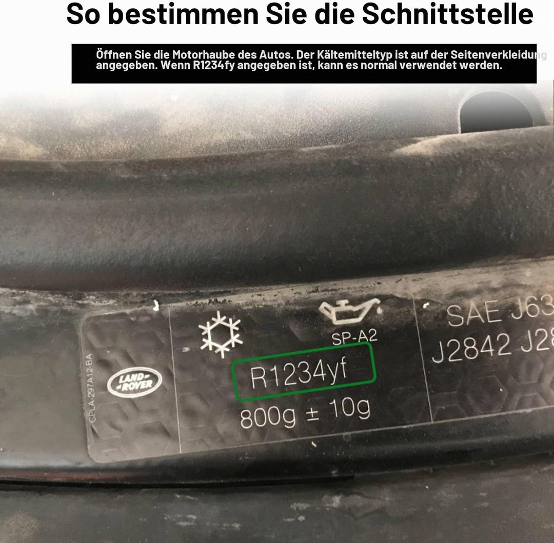 Nivvity Schnellkupplung, Professionelle Schnellkupplungen Klimaanlage Service Port Adapter Fit für R