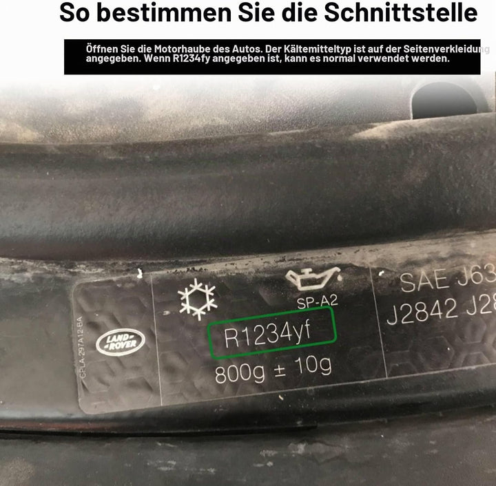 Nivvity Schnellkupplung, Professionelle Schnellkupplungen Klimaanlage Service Port Adapter Fit für R