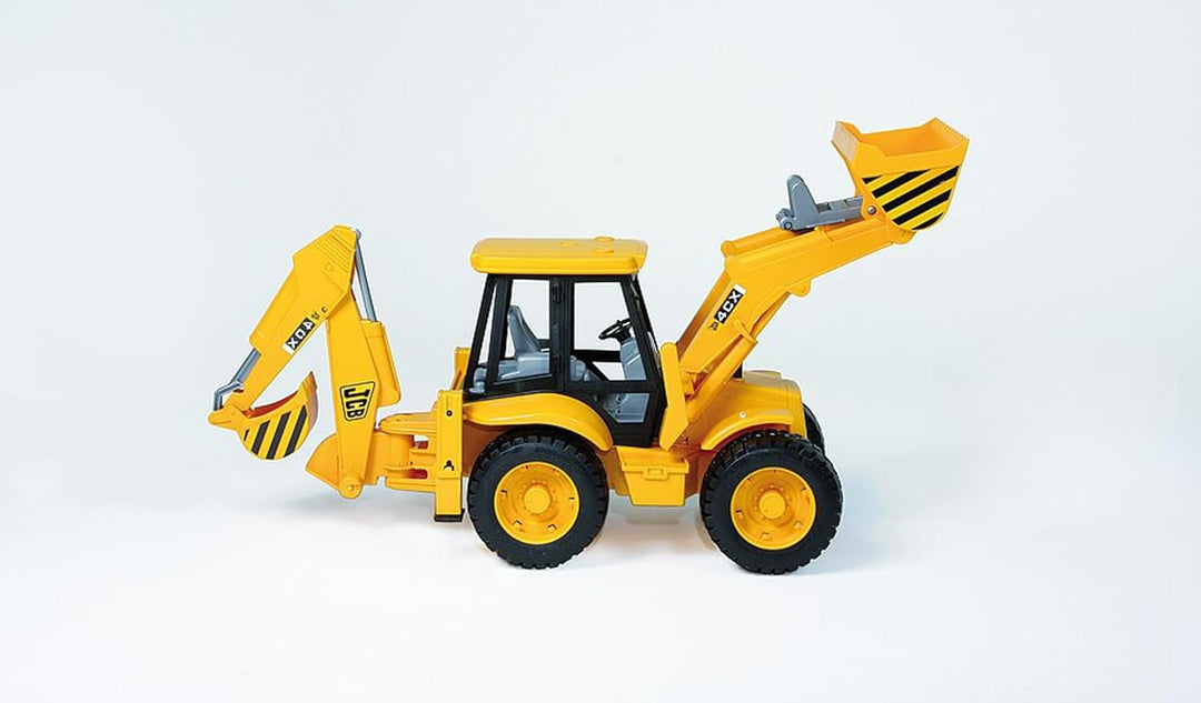 bruder 02428 - JCB 4CX Baggerlader - 1:16 Frontschaufel Heckbagger Baustelle Baufahrzeug Baumaschine