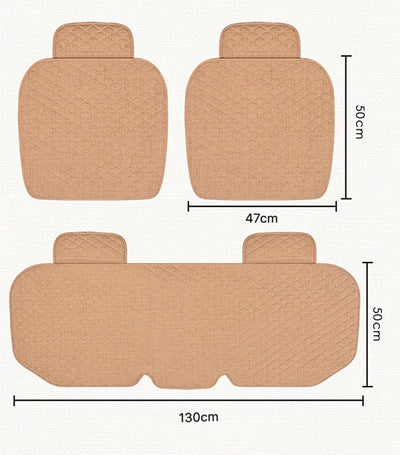 Auto Sitzauflage Sitzkissen Sitzbezüge Universal Leinen Sitzauflagen Vordersitzbezüge Rücksitzbezüge