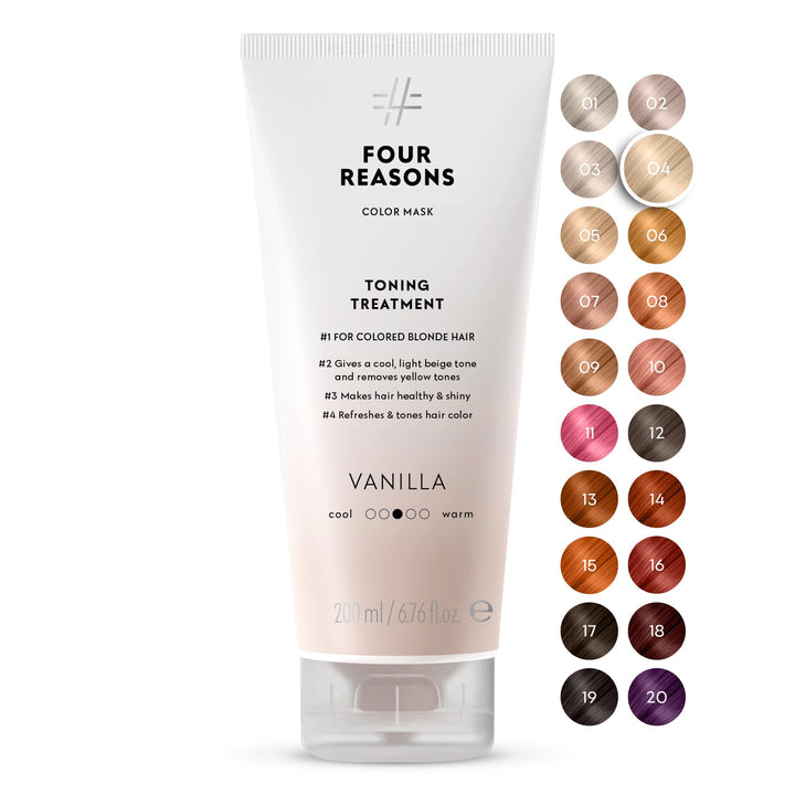 Four Reasons Hair Dye Conditioner - Vanilla Blonde - Natural Conditioner and Intensive Tint for Hair