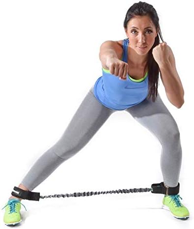 Oliver Lateral Resistor | Widerstandsband für Beintraining mit Nylonummantelung 3. Rot – Stärke: Sta