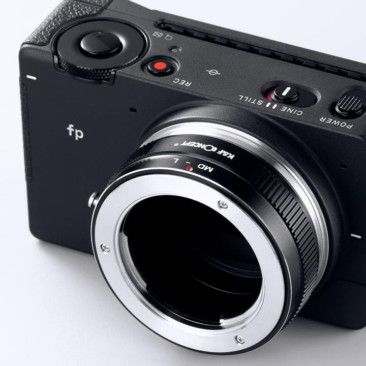 K&F Concept Objektivanschlussadapter MD-L Manueller Fokus Kompatibel mit Minolta Rokkor (SR/MD/MC) O