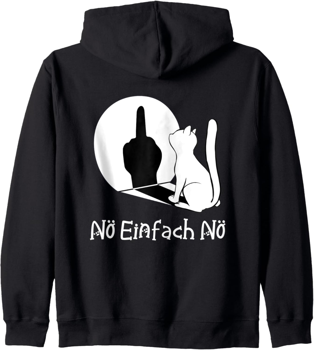 Katze Nö Einfach Nö Kapuzenjacke