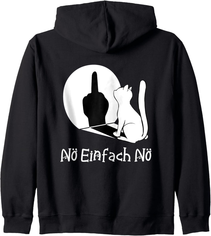 Katze Nö Einfach Nö Kapuzenjacke