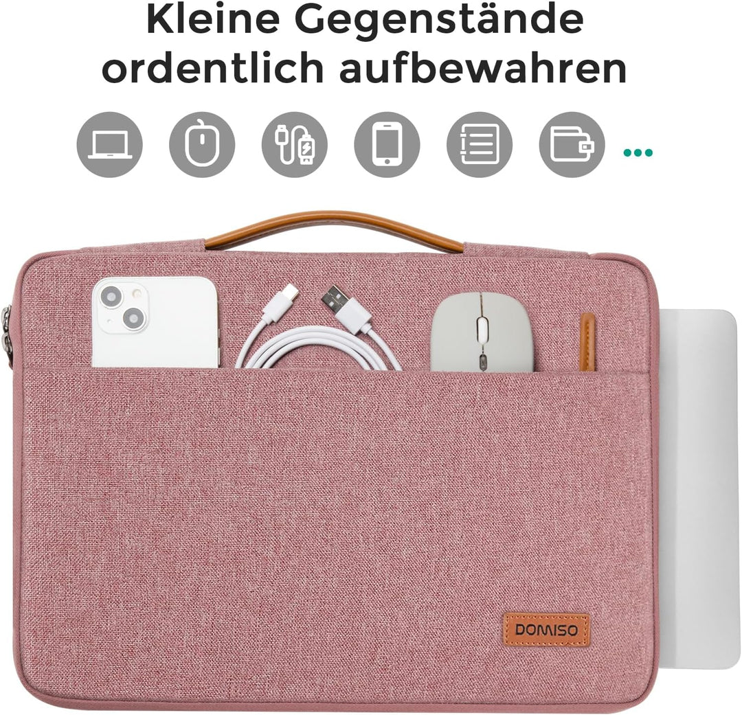 DOMISO 17 Zoll Wasserdicht Laptophülle Laptop Sleeve Case Notebook Hülle Tasche Schutzhülle für 17.3
