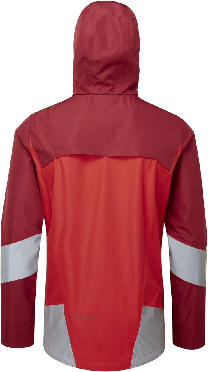 Altura Herren Typhoon Radjacke, wasserdicht, reflektierend, Grösse M Rot M, Rot M