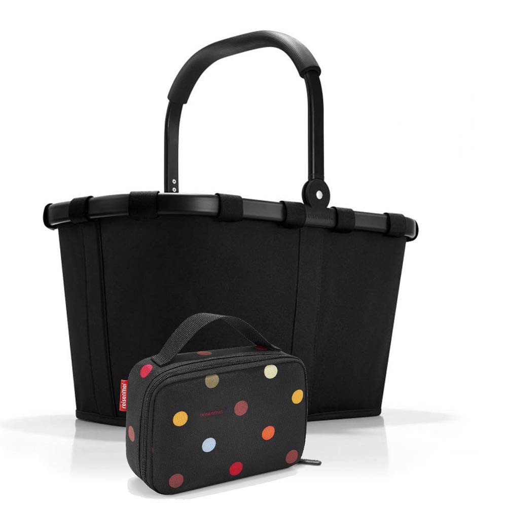 reisenthel, Set aus carrybag BK, thermocase OY, SBKOY, Einkaufskorb mit Kleiner K?hltasche, Frame Bl
