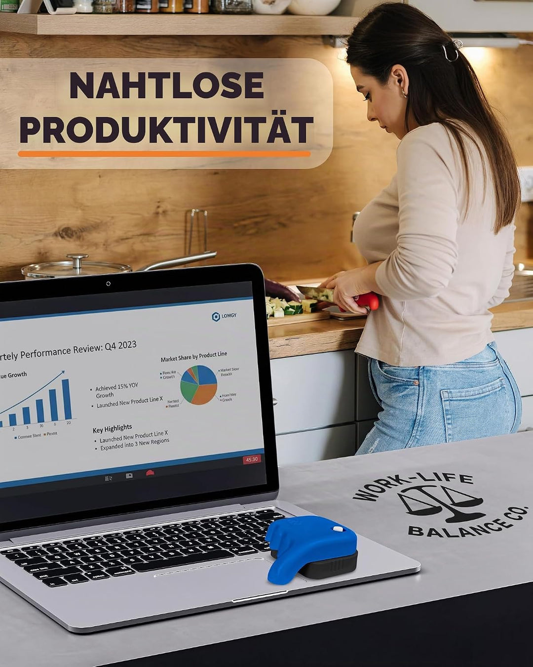 Magic Hand Trackpad Jiggler – natürliche Bewegung des Touchpads, kein USB, keine Software, patentier