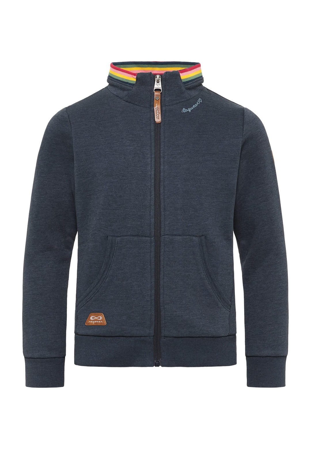 Ragwear Majda Mädchen Sweatjacke Sweasthirt mit Reisverschluss Cardigan Strickjacke Jacke Übergangsj