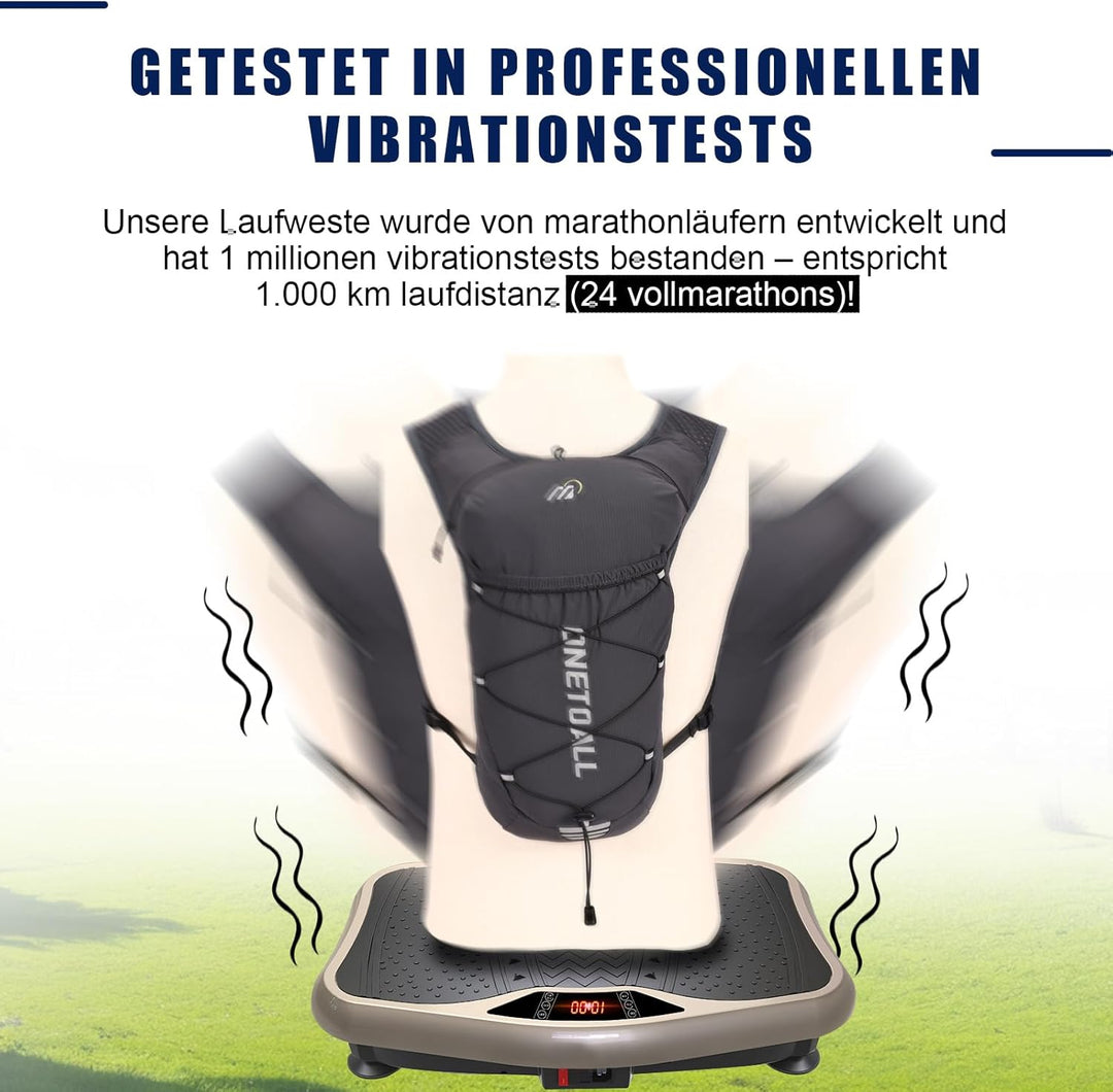 Laufweste Damen mit 500ml Trinkflasche/2L Trinkblase, Leichter Trinkrucksack Laufen Herren 6L, Runin