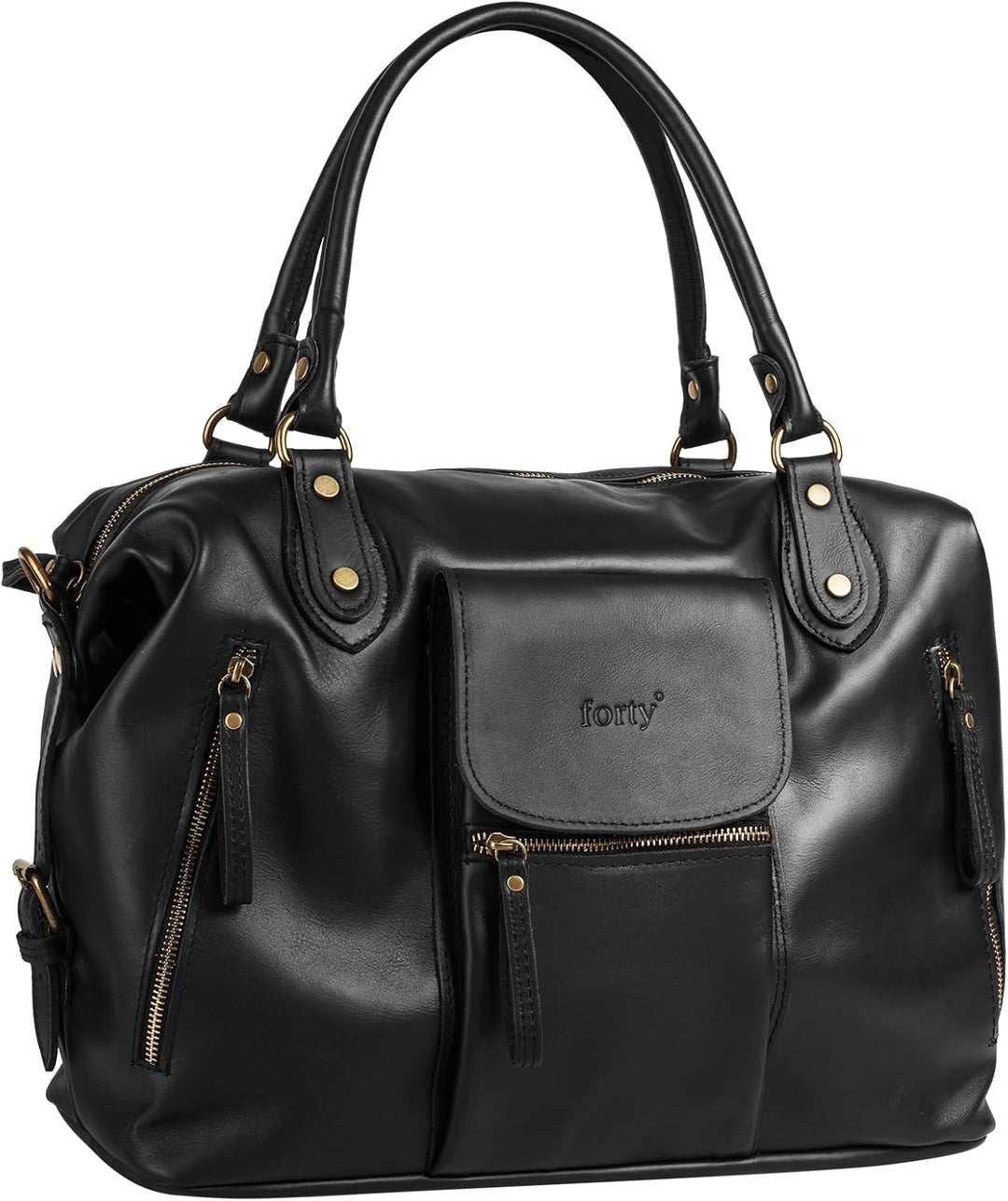 forty° Leder Damen Shopper Glattleder Shopper