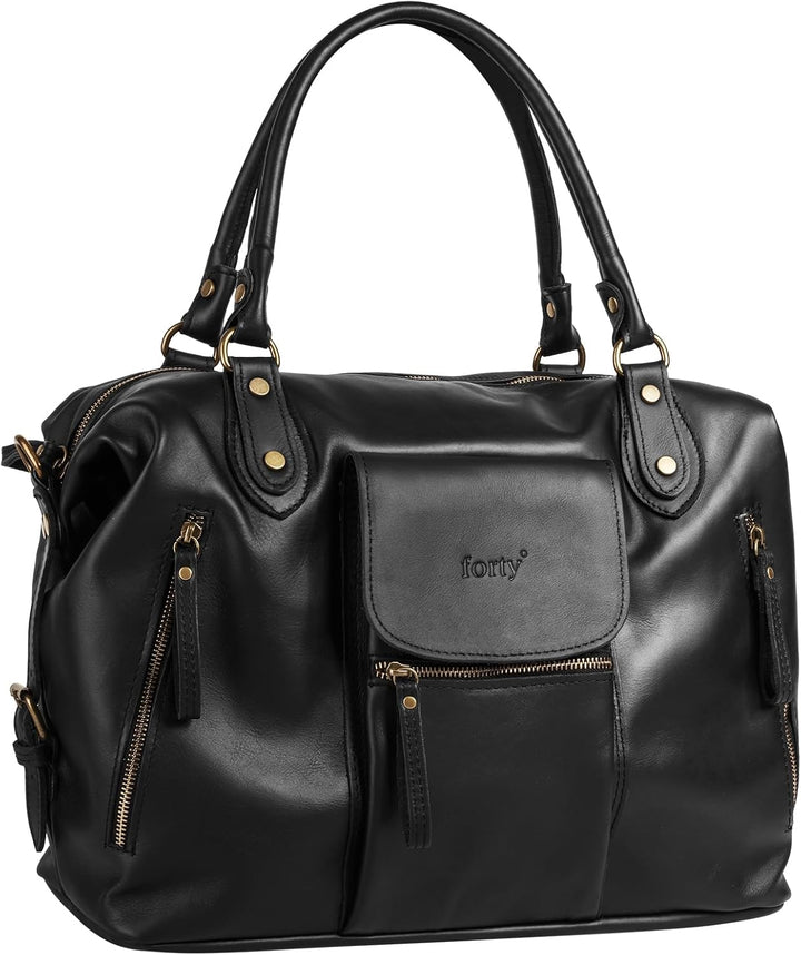 forty° Leder Damen Shopper Glattleder Shopper