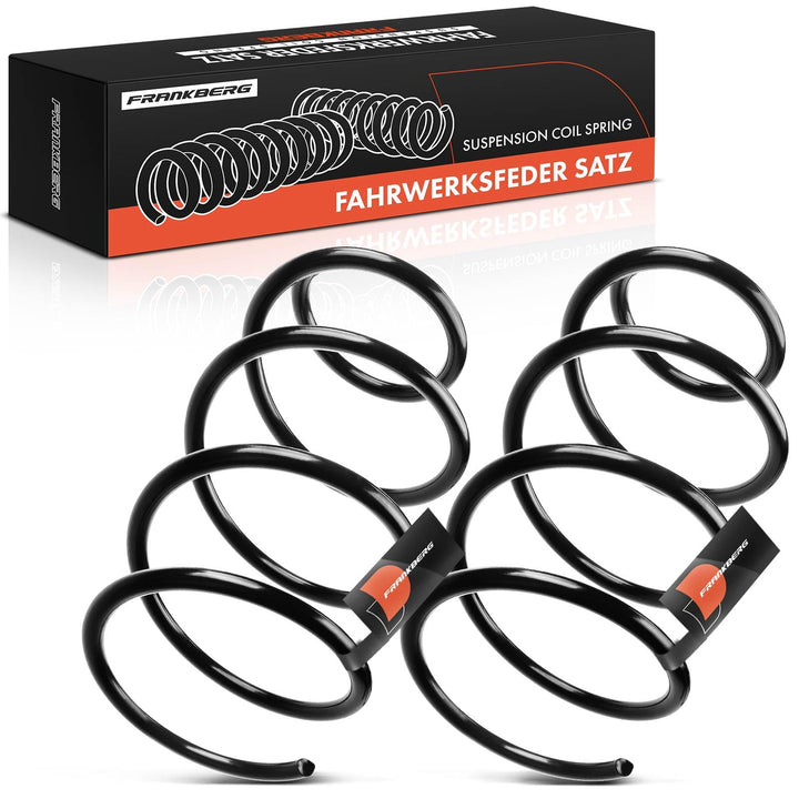 Frankberg 2x Federn Fahrwerksfeder Hinterachse Kompatibel mit 147 937 2001-2010 156 932 1997-2005 GT