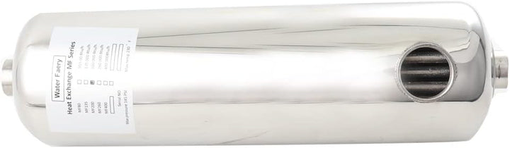 Cozyel 60 kW Edelstahl Pool-Wärmetauscher Schwimmbadwärmetauscher Pool Schwimmbad Heizung Wärmetausc