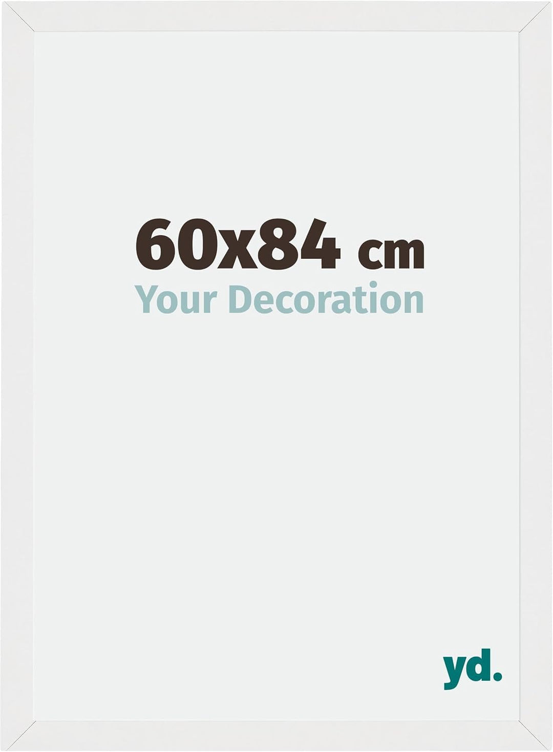 yd. Your Decoration - Bilderrahmen 60x84 cm - Bilderrahmen aus MDF mit Acrylglas - Antireflex - Ausg