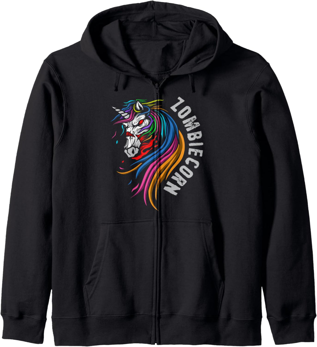 Zombiecorn, ein Einhorn-Zombie Kapuzenjacke