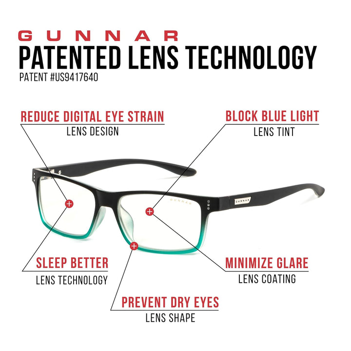 Gunnar - Cruz / Clear-Glass - Onyx - Teal