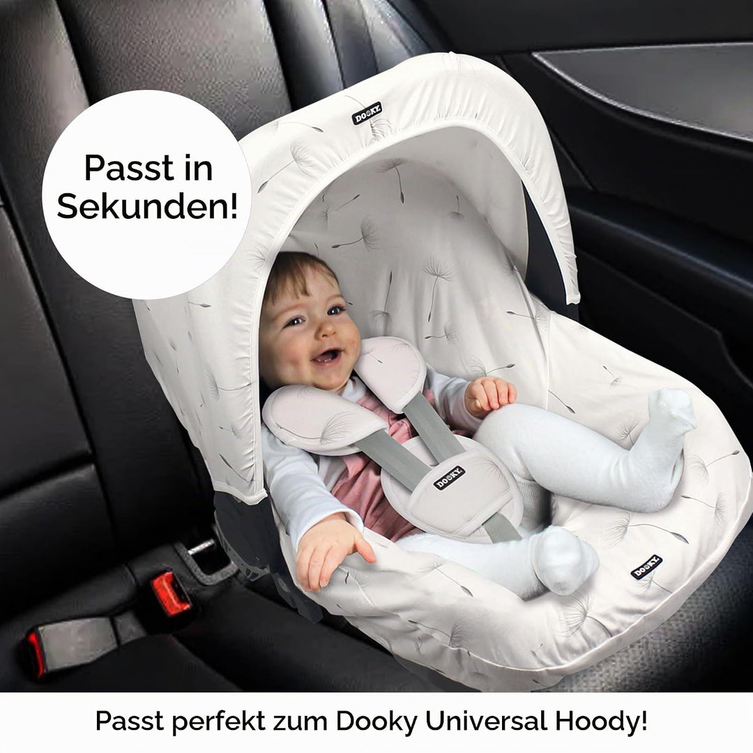 Original Dooky Seat Cover Schonbezug Dandelion für Babyschale Universalgrösse geeignet für 3 und 5 P