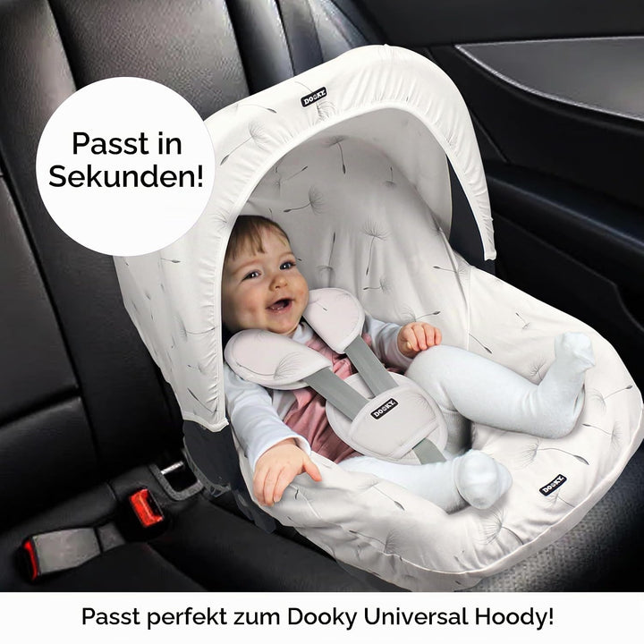Original Dooky Seat Cover Schonbezug Dandelion für Babyschale Universalgrösse geeignet für 3 und 5 P