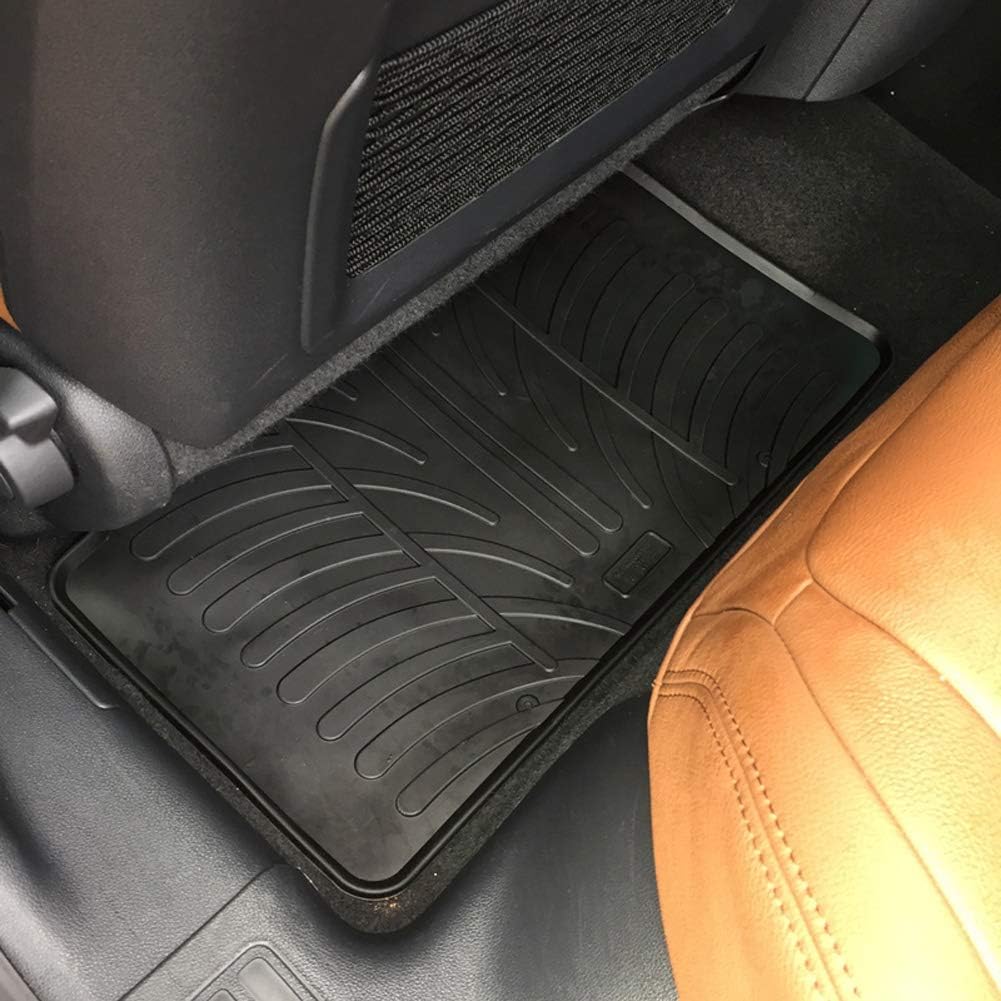 Gledring Satz Gummimatten kompatibel mit Peugeot 508 2011-2018 (T Profil 4-teilig + Montage-Clips) F