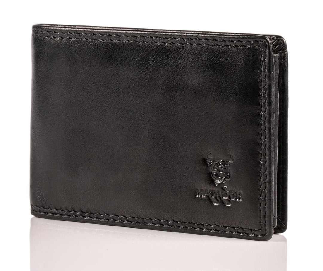 MATADOR Klein Geldbörse Herren Bilbao TüV geprüfter RFID Schutz Minimalist Wallet Männer Portemonnai