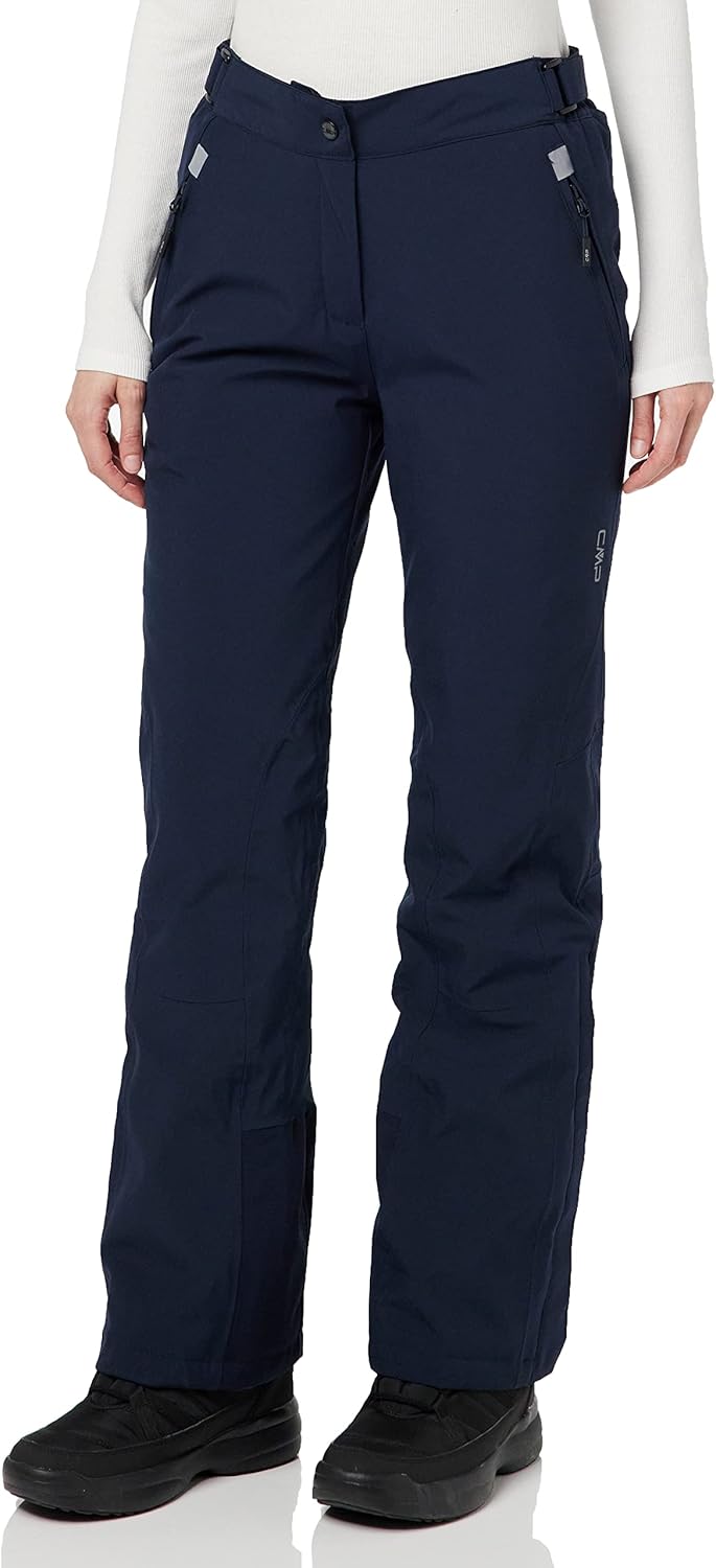 CMP Damen Pants Skihose für Damen 38 Schwarz Blau, 38 Schwarz Blau