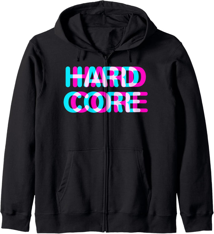 Hardcore Musik Disco Sound Kapuzenjacke
