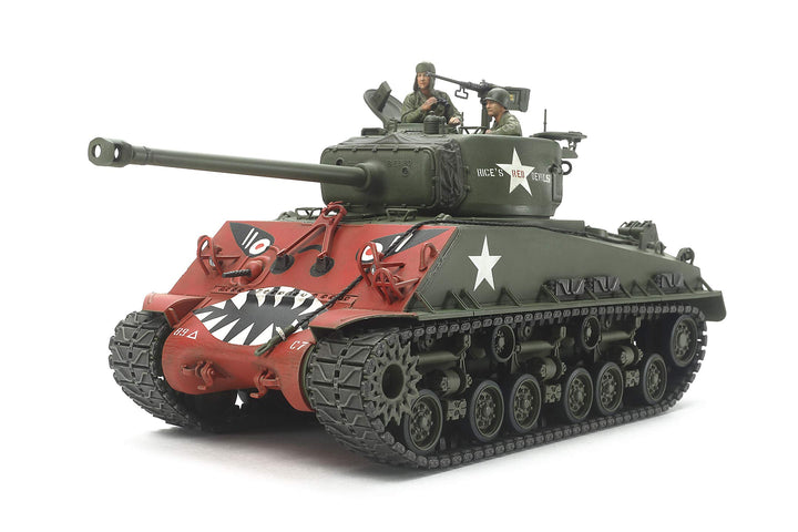 Tamiya 300035359 1/35 Medium Tank Plastikmodellbausatz Militär 1:35 US M4A3E8 Sherman Easy Eight Kor