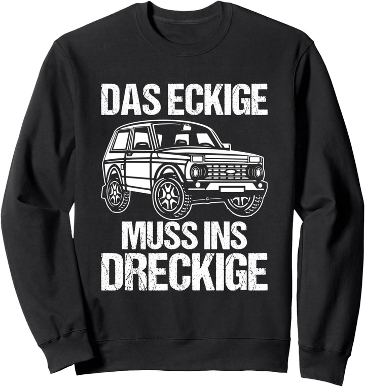 Lada Niva 4x4 Offroad Russland UdSSR Geländewagen Sweatshirt