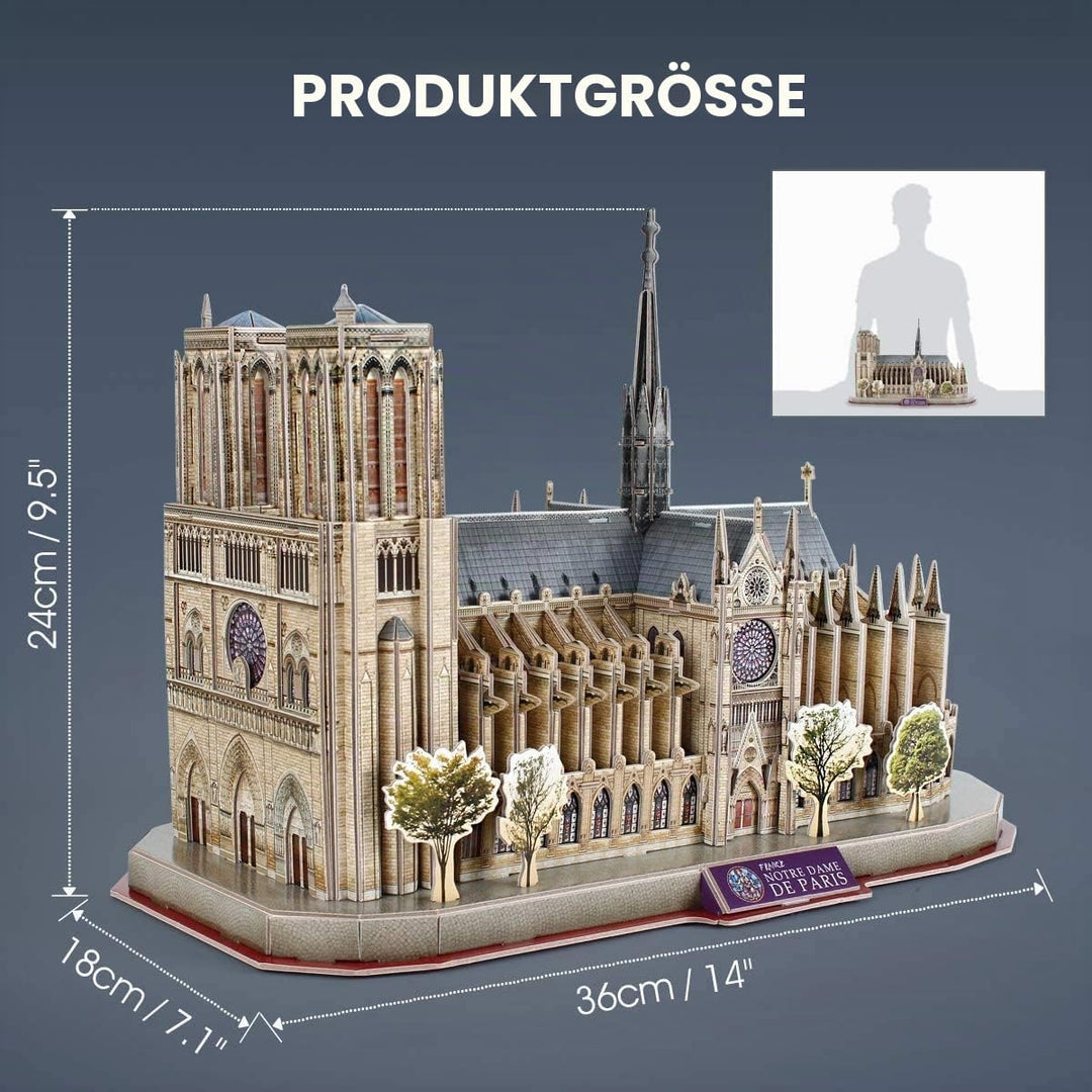 CubicFun DS0986H National Geographic-Notre Dame Notre Dame de Paris | National Geographic, Notre Dam