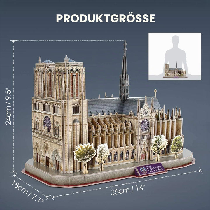CubicFun DS0986H National Geographic-Notre Dame Notre Dame de Paris | National Geographic, Notre Dam