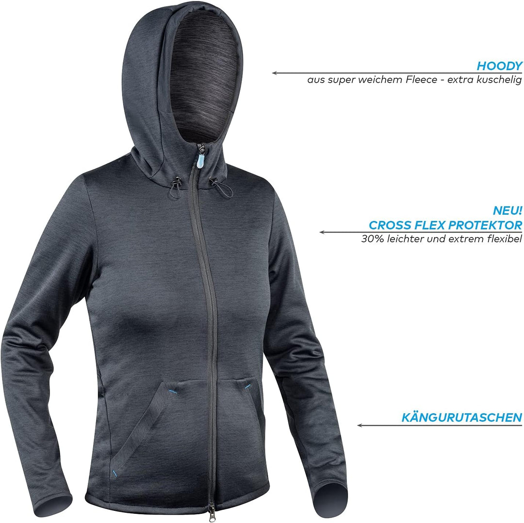 Komperdell Full Zip Hoody Damen Protektorenjacke